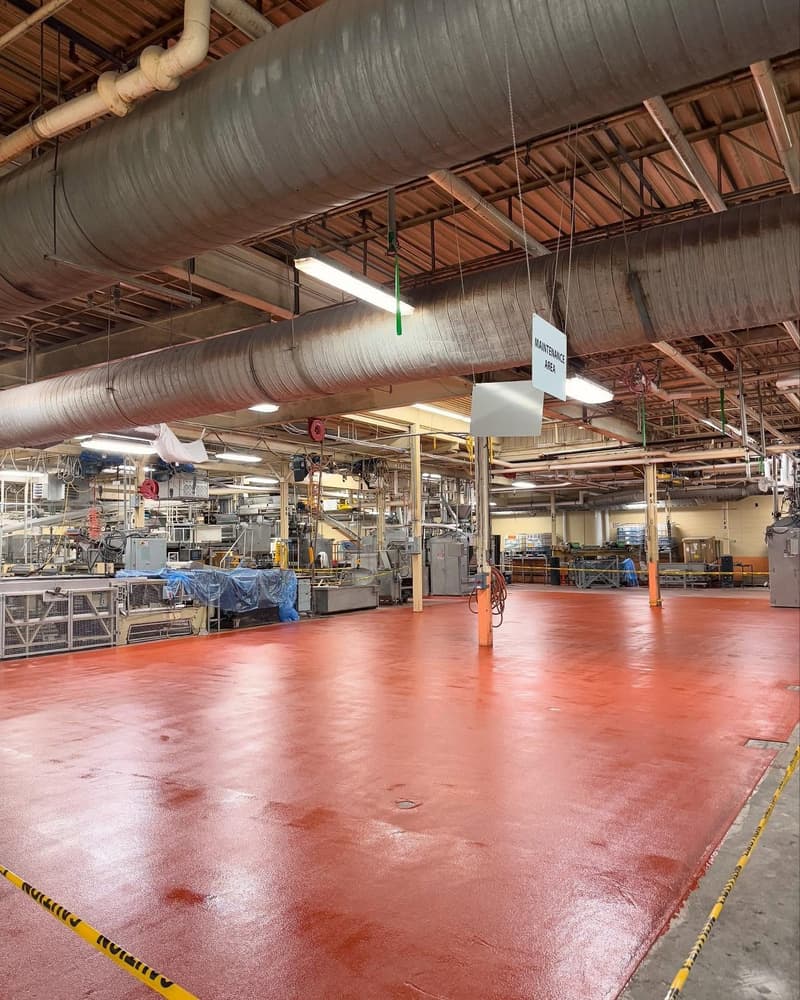 Urethane quartz commercial floor, Dresden