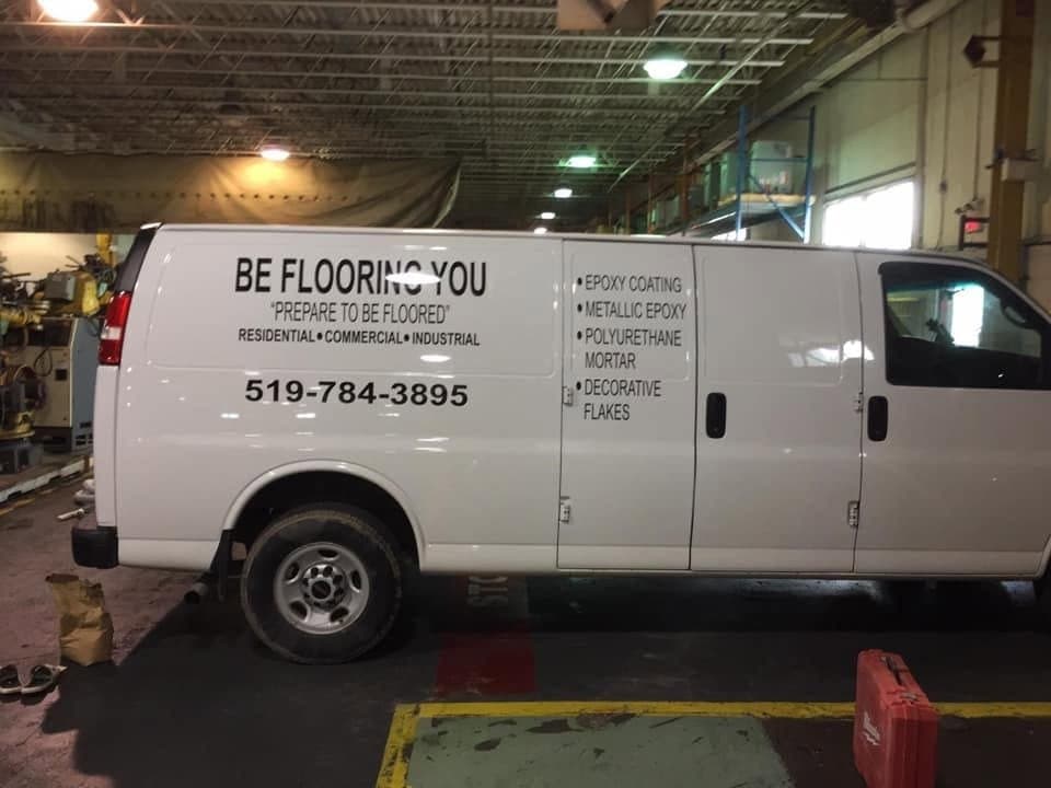 Be Flooring You work van